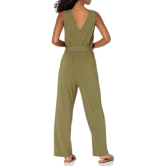 The Drop Women's @caralynmirand Sleeveless Wrap Jumpsuit - Picture 2 of 5